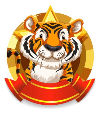 Vahşi Kaplan ile banner tasarımı