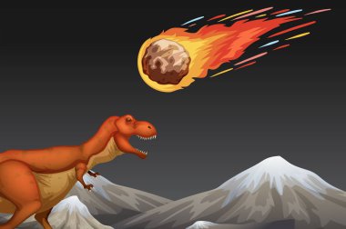 Dinozor ve dünya çökmesini meteror