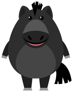 Beyaz arka plan üzerinde yağ at