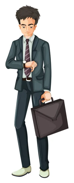 Un hombre de negocios — Vector de stock