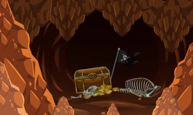 Gizem içinde mağara ve hazine