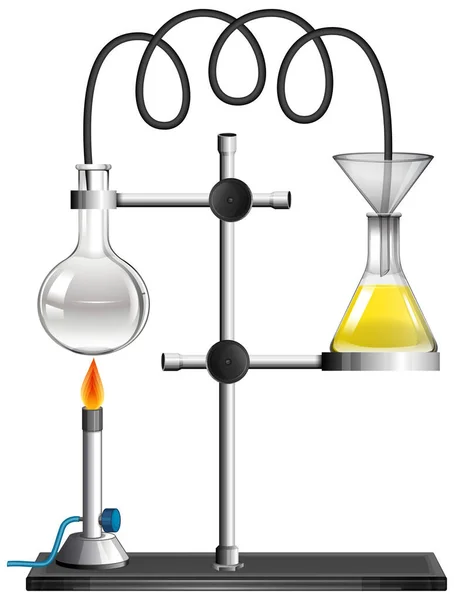 Dos vasos en el estrado — Vector de stock