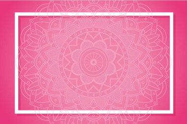 Mandala tasarımlı arkaplan şablonu