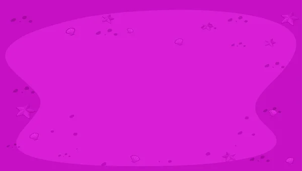 带贝壳和海星的粉色背景 — 图库矢量图片