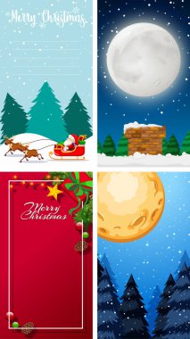 Noel temalı arkaplan şablonları