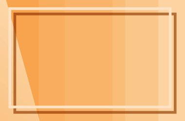 Beyaz çerçeveli turuncu arkaplan