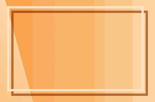Latar belakang oranye dengan bingkai putih - Stok Vektor