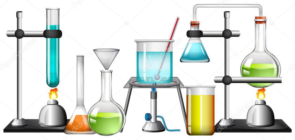 Science equipments for chemistry lab