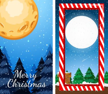 Noel temalı arkaplan şablonları