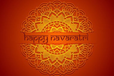 Navaratri festivali için poster tasarımı