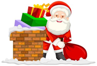 Noel Baba ve hediyeler ile Noel Tema
