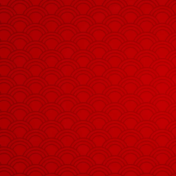 Roter Hintergrund mit abstrakten Mustern — Stockvektor
