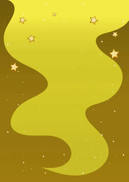 Жовтий фон з маленькими зірками — стоковий вектор