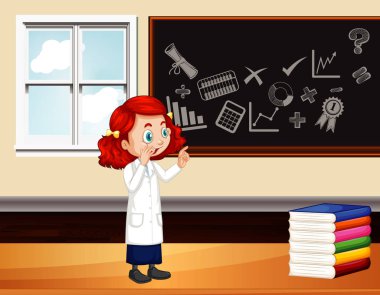 Kurulda fen bilgisi öğretmeniyle sınıf sahnesi.