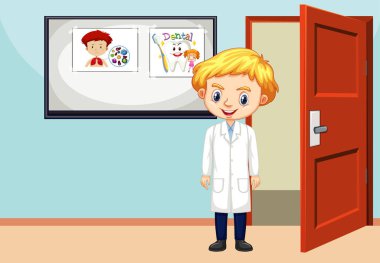 Fen öğrencisinin olduğu sınıf sahnesi.