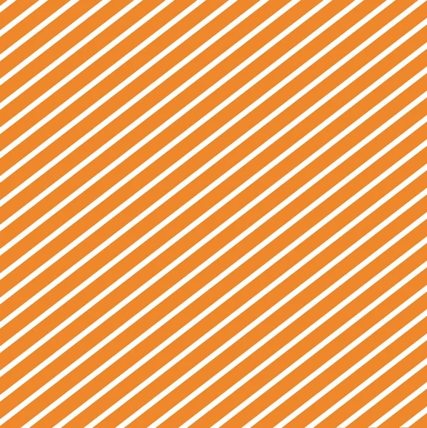 Orange och vit randig bakgrund mall — Stock vektor