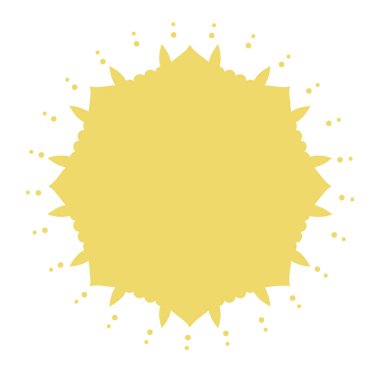 İzole edilmiş arkaplanda mandala desenleri