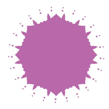 İzole edilmiş arkaplanda mandala desenleri