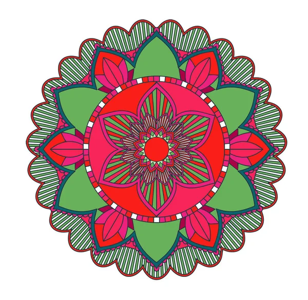 İzole edilmiş arkaplanda mandala desenleri