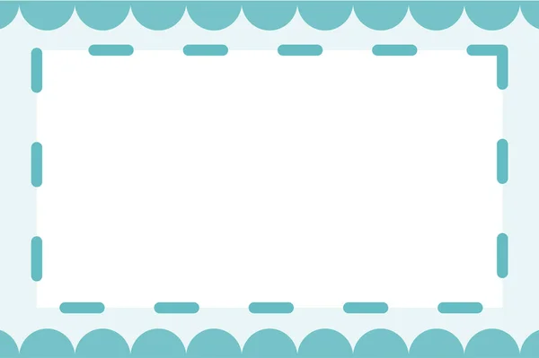 Diseño de fondo con marco azul — Vector de stock