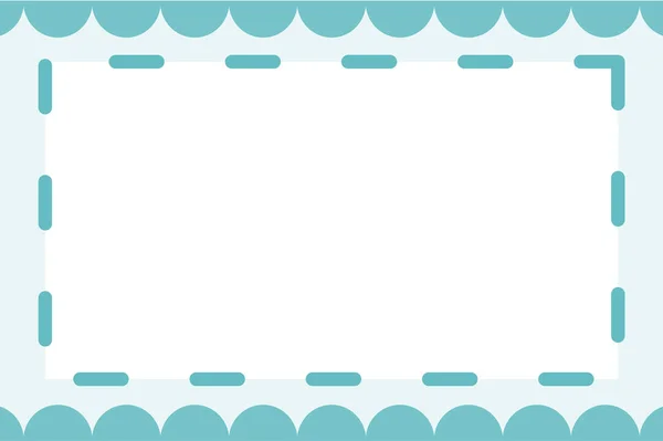 Diseño de fondo con marco azul — Vector de stock