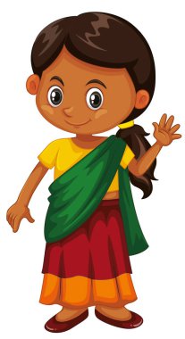 Beyaz arka planda izole sevimli mutlu gülümseyen çocuk