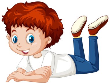 beyaz zemin üzerine beyaz gömlekli hoş çocuk