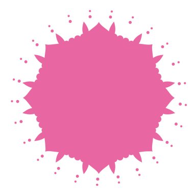 İzole edilmiş arkaplanda mandala desenleri