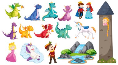 Kulede ejderhalar ve prensesle geçen bir peri masalı.