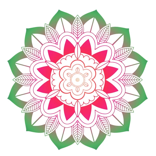 Πρότυπα Mandala σε απομονωμένο φόντο — Διανυσματικό Αρχείο