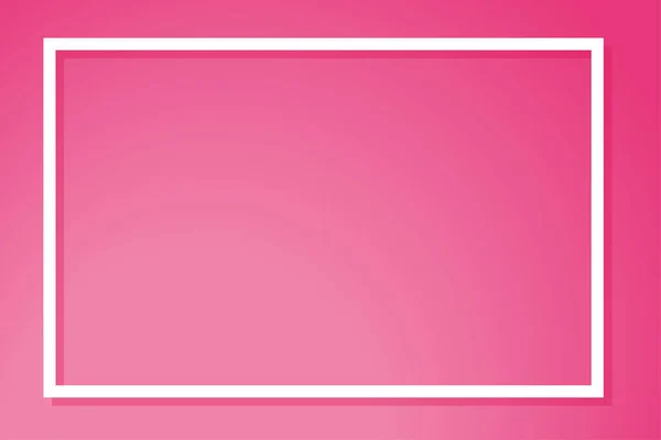 Pink background template with frame — Stock Vector