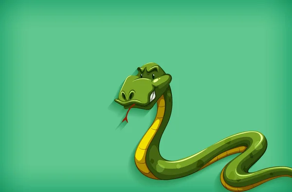 Modello Sfondo Con Disegno Colori Verde Serpente — Vettoriale Stock