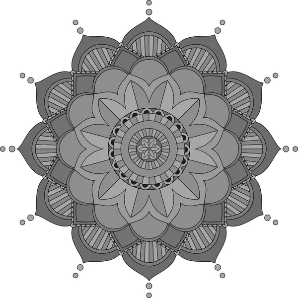 Background Template Mandala Pattern Design Illustration — Stock Vector