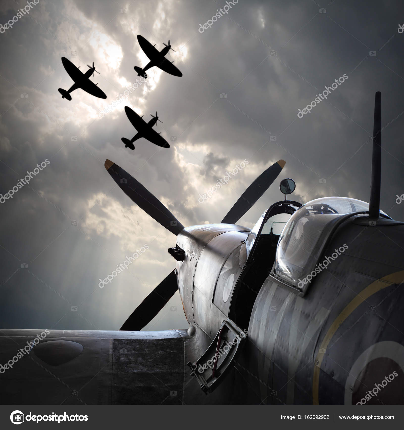 Los aviones de combate . — Foto de stock #162092902 © vladvitek, image size:1600x1700