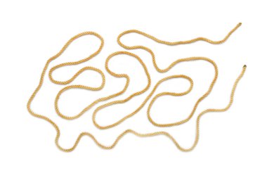 Beyaz arka plan üzerinde izole kenevir ip. Endüstriyel arka plan.