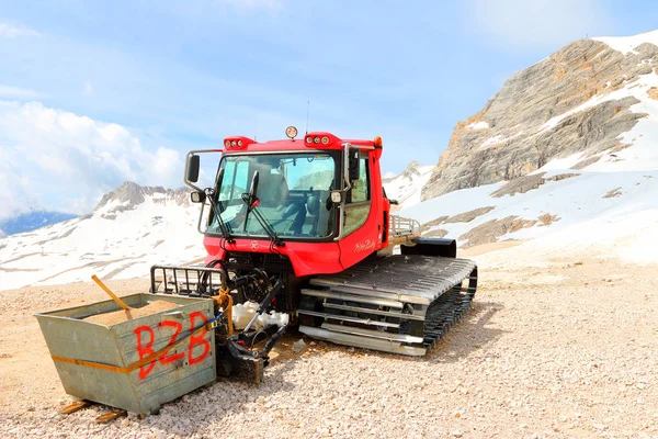 Zugspitze Deutschland Juli 2016 Der Pistenbully 300 Polar Snowcat Bereit — Stockfoto