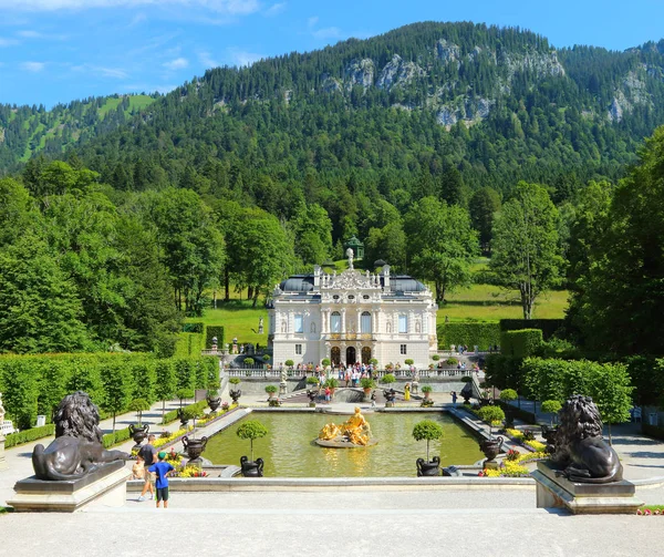 Ettal Deutschland Juli 2016 Schloss Linderhof Südwestbayern — Stockfoto