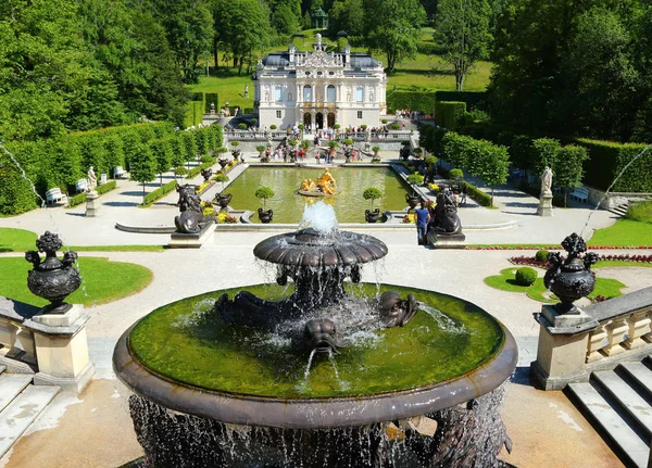エタール ドイツ 2016 南西部バイエルン州の美しいリンダーホーフ宮殿 — ストック写真