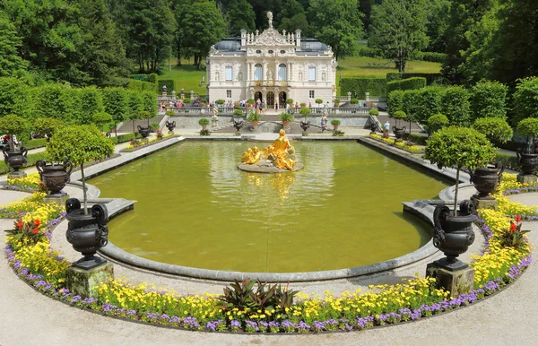Ettal Alemania Julio 2016 Hermoso Palacio Linderhof Suroeste Baviera — Foto de Stock