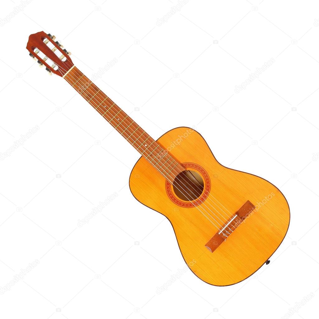 Acoustic guitar view