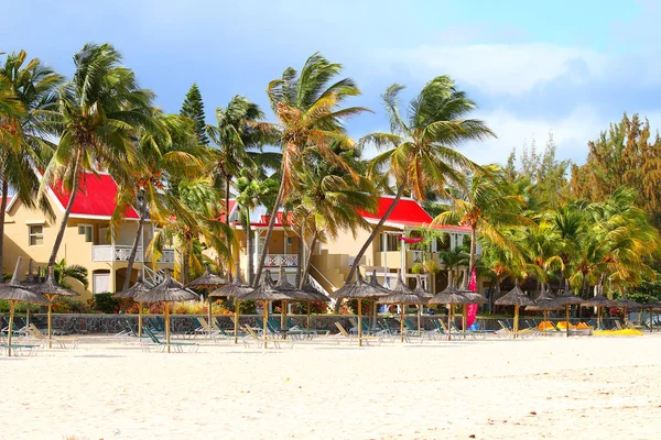 Flic Flac Isola Mauritius Ottobre 2015 Flic Flac Villaggio Sul — Foto Stock