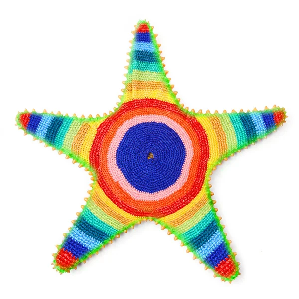 The Caribbean starfish in rasta colors. — Stock Photo, Image