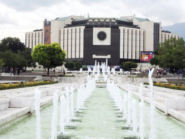 editoryal kültür Ulusal Sarayı ve çeşmeler görülür 