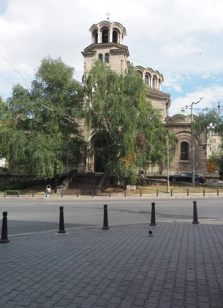Sveta Nedelya  eastern orthodox church cathedral in  capital Sof — Stock Photo, Image