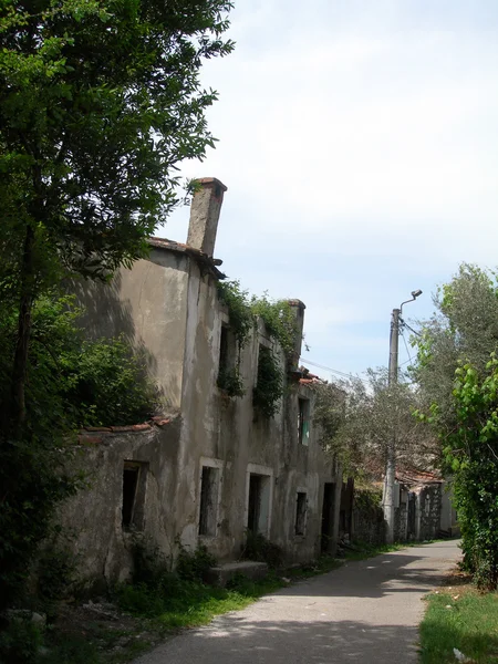 Tarihi binalar Stara Varos eski Türk şehir Podgorica Karadağ — Stok fotoğraf