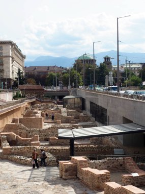 Orta sermaye Sofia, Bulga sitedeki içerik tarihi kalıntılar