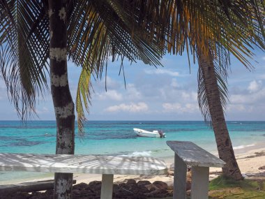 Büyük Mısır Island, Nicaragua balıkçı teknesi Karayip Denizi Sally bezelye