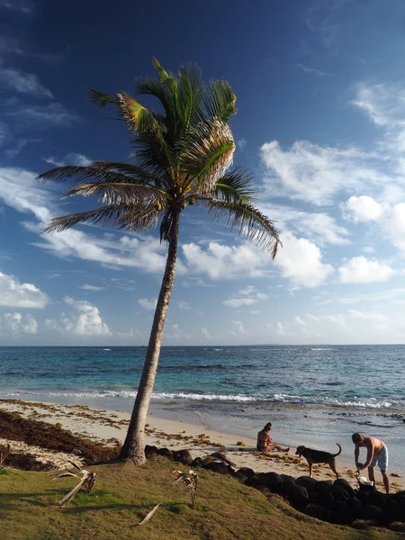 上海滩玉米岛尼加拉瓜中美洲编辑人 — 图库照片