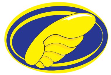 Nakliye Hizmetleri mavi ve sarı logo