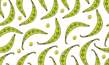 Fasulye ile renkli seamless modeli